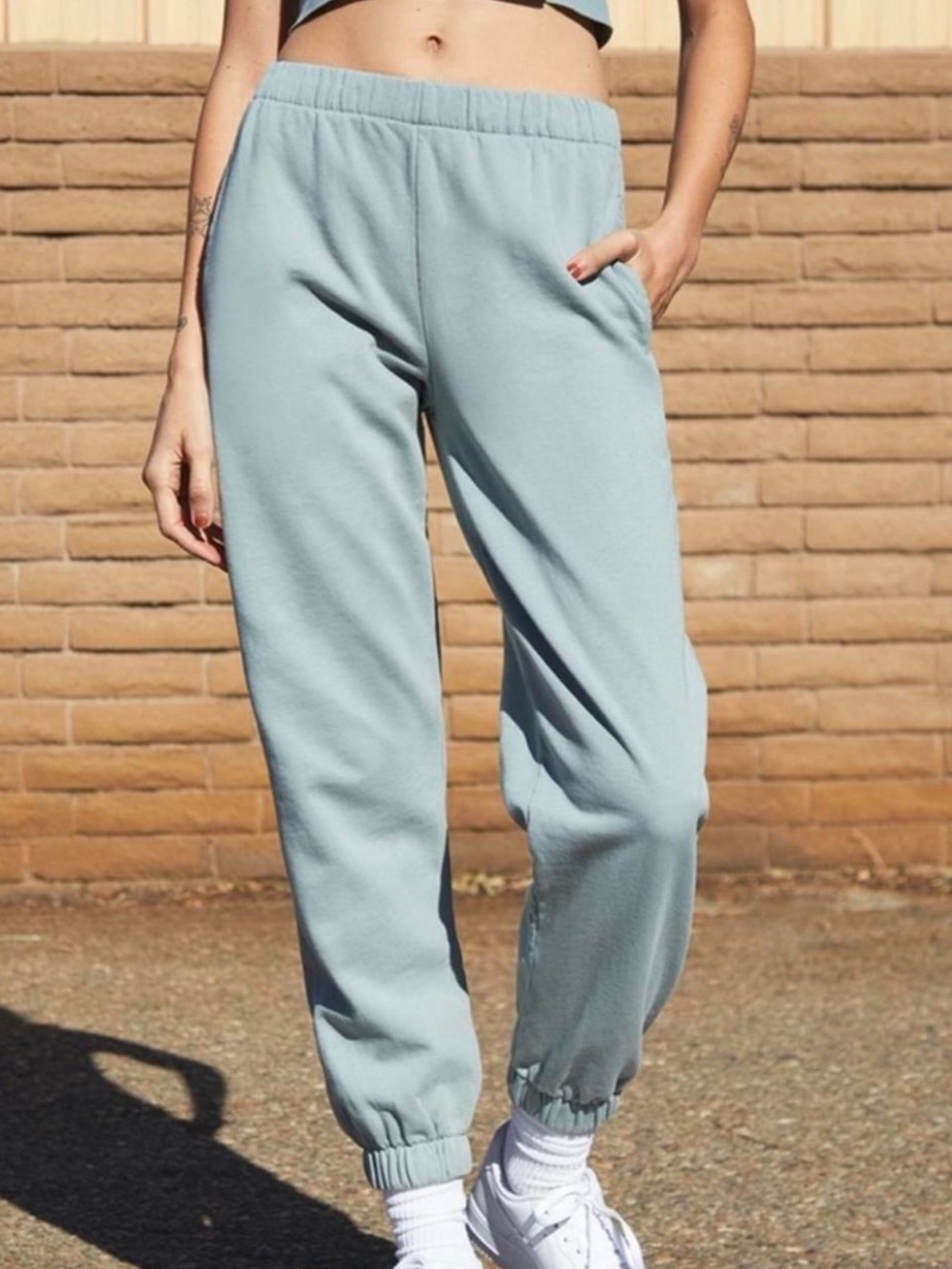Brandy Light Green Sweats